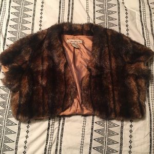 Faux Fur Coat Vest